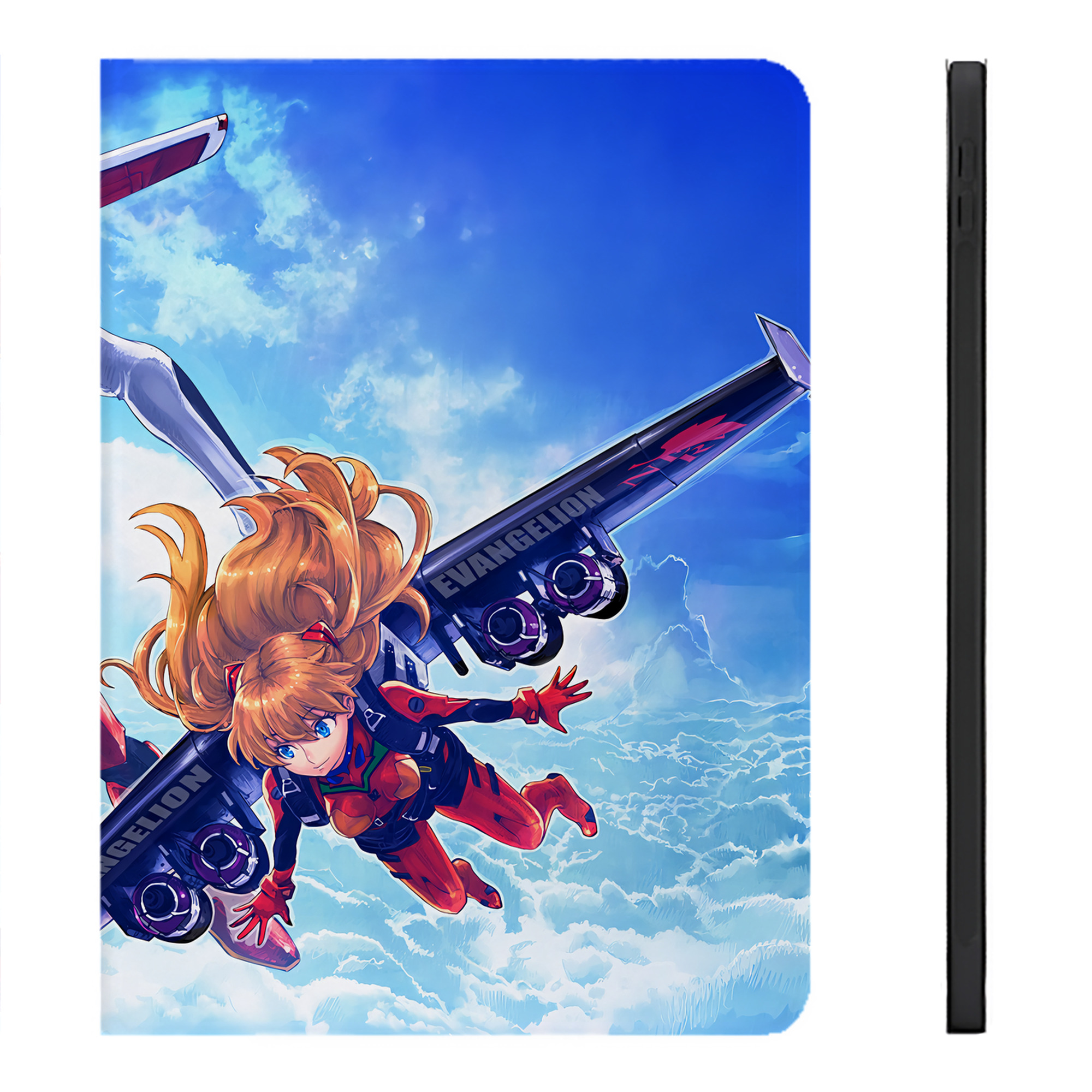 （画像用） EVA 新世紀エヴァンゲリオン IPadケース ペンホルダー付き ブックスタイルデザイン